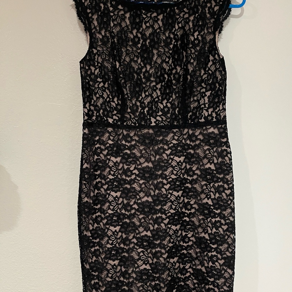 Elegant Black Lace Dress